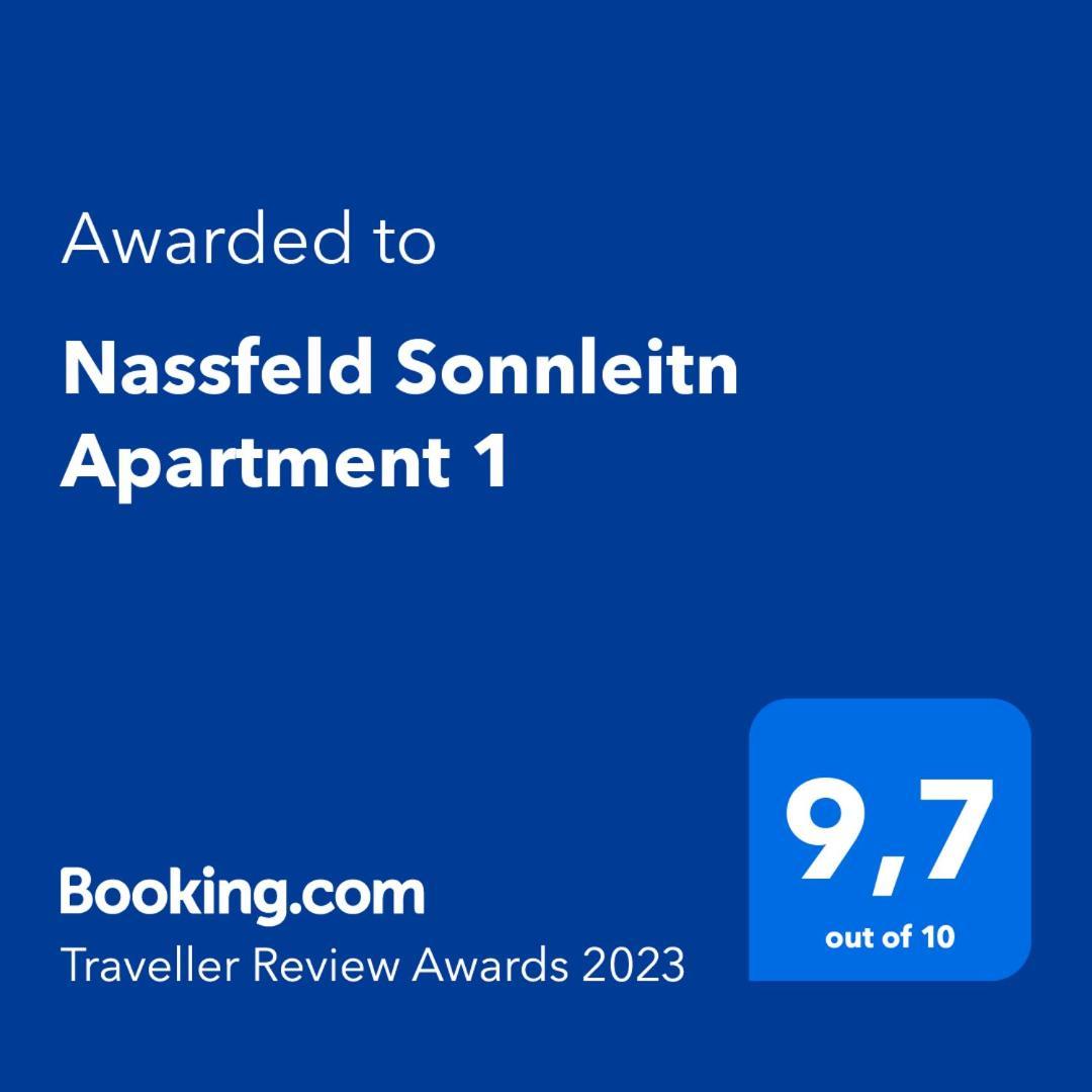 Nassfeld Sonnleitn Apartment 2 Зонненальпе-Насфельд Экстерьер фото